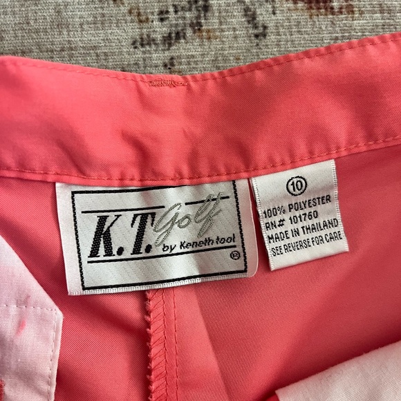 Vintage K.T embroidered Golf shorts - Picture 4 of 5